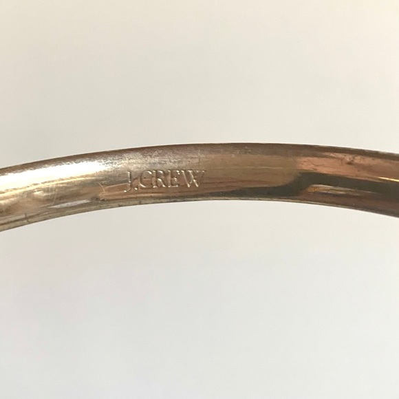 J CREW Mint green golden enameled classic bangle bracelet with dust bag Sherbet - Picture 6 of 8